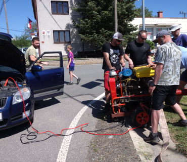 Přípravy na hasičskou soutěž
